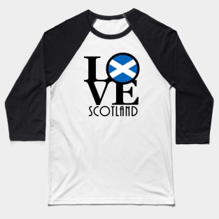 LOVE Scotland Baseball T-Shirt